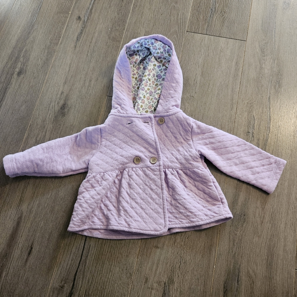 Lightweight Hooded Sweater Jacket, Carters, 9 Months